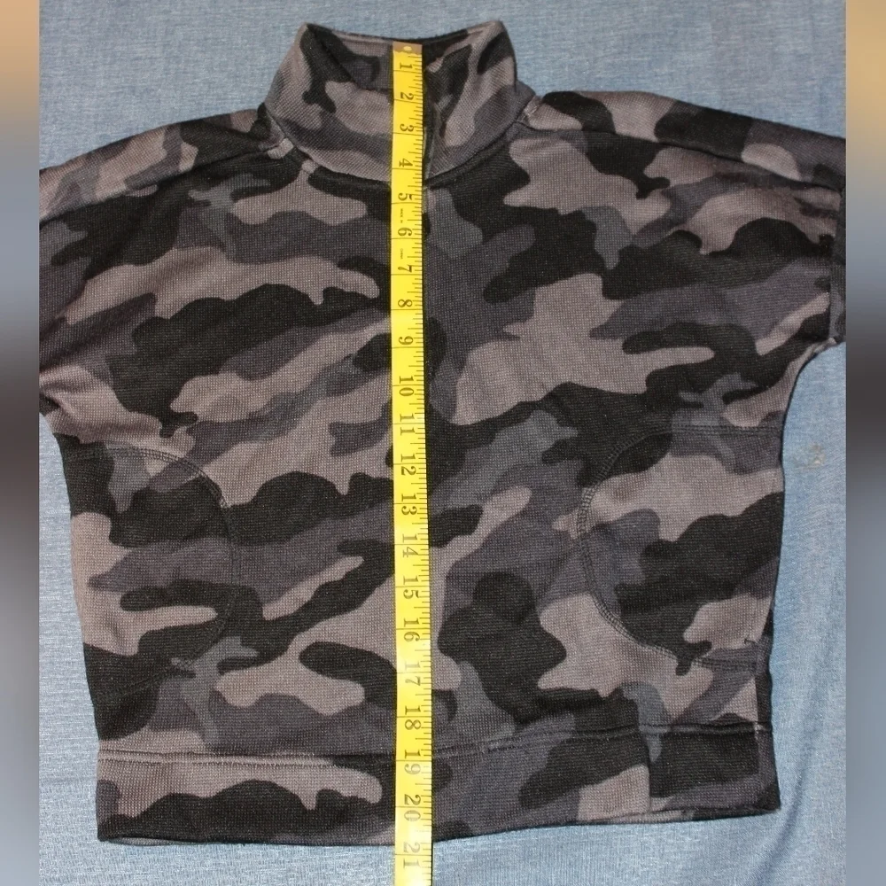 OLD Navy Boys Camouflage Mock Neck Sweater with Zipper